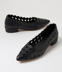 ELANNA MI BLACK LEATHER