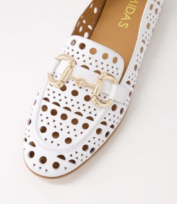 UOMMA MI WHITE LEATHER