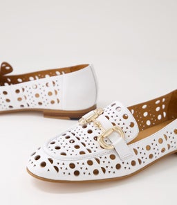 UOMMA MI WHITE LEATHER