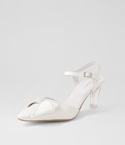 FENTA MI IVORY SILVER JEWELS SATIN