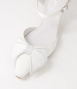 FENTA MI IVORY SILVER JEWELS SATIN