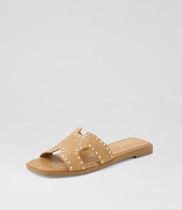 LYENN MI TAN GOLD LEATHER