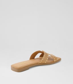 LYENN MI TAN GOLD LEATHER