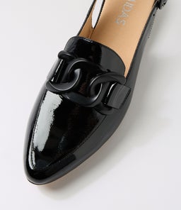FAVIL MI BLACK PATENT LEATHER