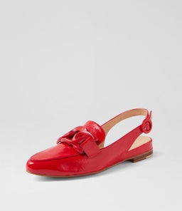 FAVIL MI NEW RED PATENT LEATHER