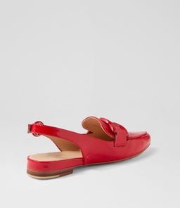 FAVIL MI NEW RED PATENT LEATHER