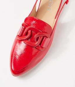 FAVIL MI NEW RED PATENT LEATHER