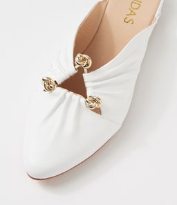 FABELL MI WHITE LEATHER