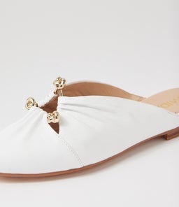 FABELL MI WHITE LEATHER