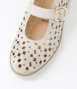 OLLENS MI ALMOND ALMOND SOLE LEATHER