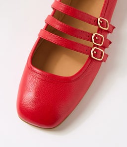 PAET MI NEW RED LEATHER