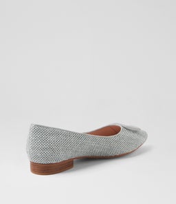 DARILA MI PALE BLUE WOVEN LEATHER