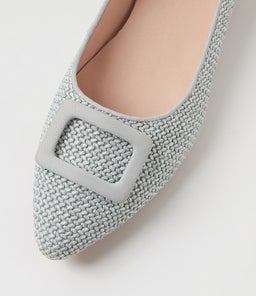 DARILA MI PALE BLUE WOVEN LEATHER