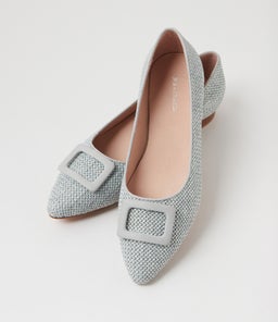 DARILA MI PALE BLUE WOVEN LEATHER