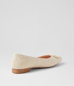 DARILA MI CREAM WOVEN LEATHER