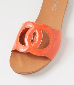 JALLAY MI ORANGE PATENT LEATHER