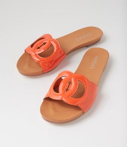 JALLAY MI ORANGE PATENT LEATHER