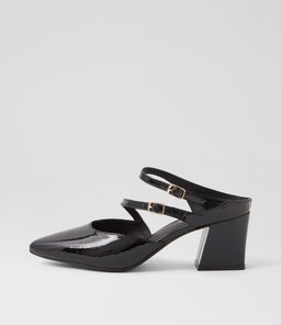 MINNA MI BLACK PATENT LEATHER
