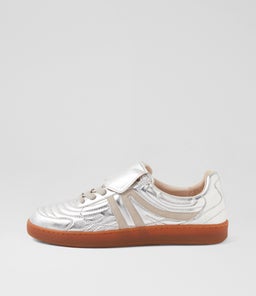 QALLAN MI SILVER GREY LEATHER SUEDE