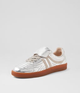 QALLAN MI SILVER GREY LEATHER SUEDE
