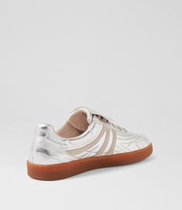 QALLAN MI SILVER GREY LEATHER SUEDE