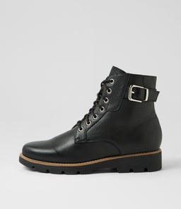 DOOBIE MI BLACK BLACK SOLE LEATHER
