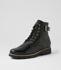 DOOBIE MI BLACK BLACK SOLE LEATHER