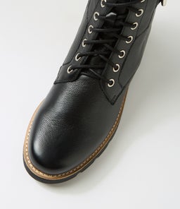 DOOBIE MI BLACK BLACK SOLE LEATHER