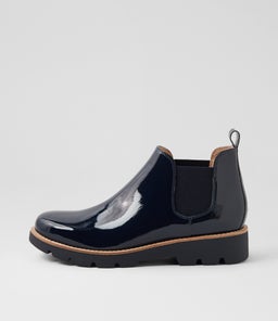 DRARA MI NAVY NAVY SOLE PATENT LEATHER