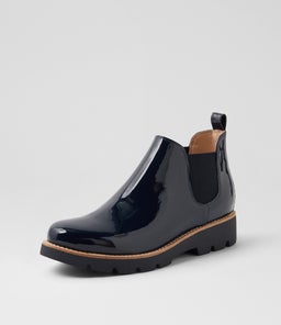 DRARA MI NAVY NAVY SOLE PATENT LEATHER