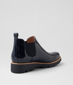DRARA MI NAVY NAVY SOLE PATENT LEATHER