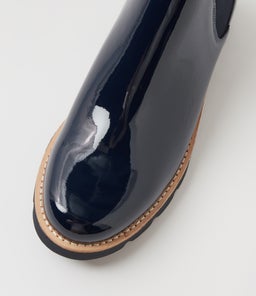 DRARA MI NAVY NAVY SOLE PATENT LEATHER
