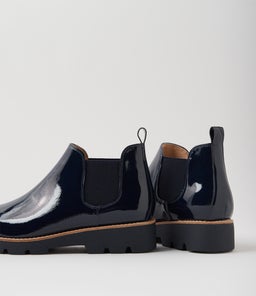 DRARA MI NAVY NAVY SOLE PATENT LEATHER