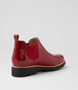 DRARA MI DK RED BLACK SOLE PATENT LEATHER