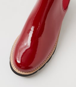 DRARA MI DK RED BLACK SOLE PATENT LEATHER