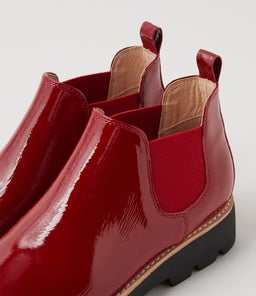 DRARA MI DK RED BLACK SOLE PATENT LEATHER