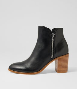 TANTEE MI BLACK NATURAL HEEL LEATHER