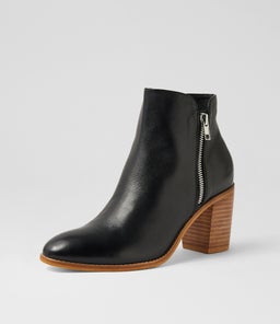 TANTEE MI BLACK NATURAL HEEL LEATHER