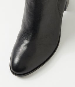 TOODLOO MI BLACK BLACK HEEL LEATHER