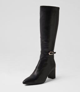 CLARVOY MI BLACK LEATHER STRETCH SMOOTH