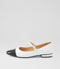 DARLIA MI BLACK WHITE PATENT LEATHER