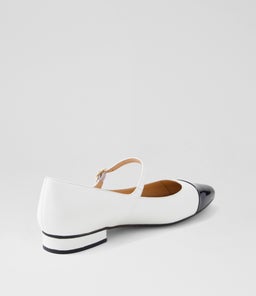 DARLIA MI BLACK WHITE PATENT LEATHER
