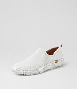 JINRUMMY MI WHITE WHITE LEATHER