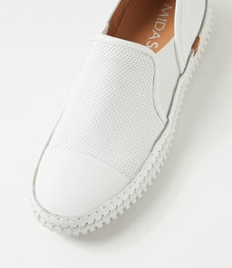 JINRUMMY MI WHITE WHITE LEATHER