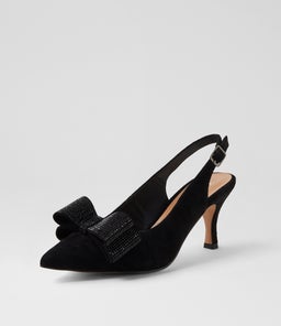 TRYTAN MI BLACK SUEDE JEWELS