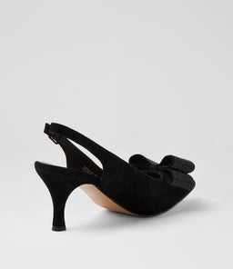 TRYTAN MI BLACK SUEDE JEWELS