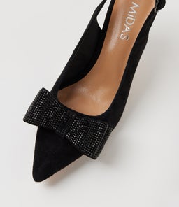 TRYTAN MI BLACK SUEDE JEWELS