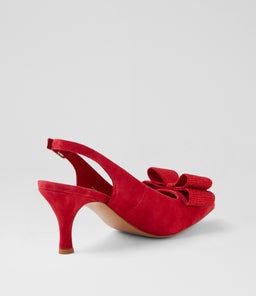 TRYTAN MI RED SUEDE JEWELS