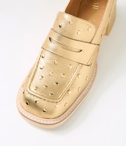 AYAMO MI OLD GOLD TUMBLE LEATHER
