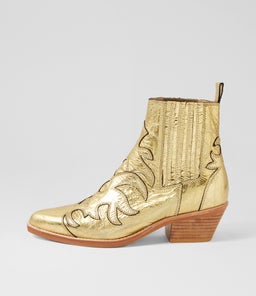 EEGER MI GOLD DISTRESSED LEATHER